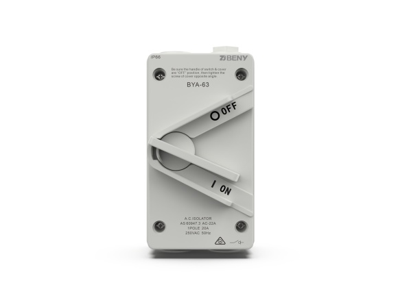 AC Disconnect Switch 63A IP66 BYA 63 01