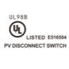 DC Disconnect Switch 1500V 250A BH 250 2P UL Listed Certificate
