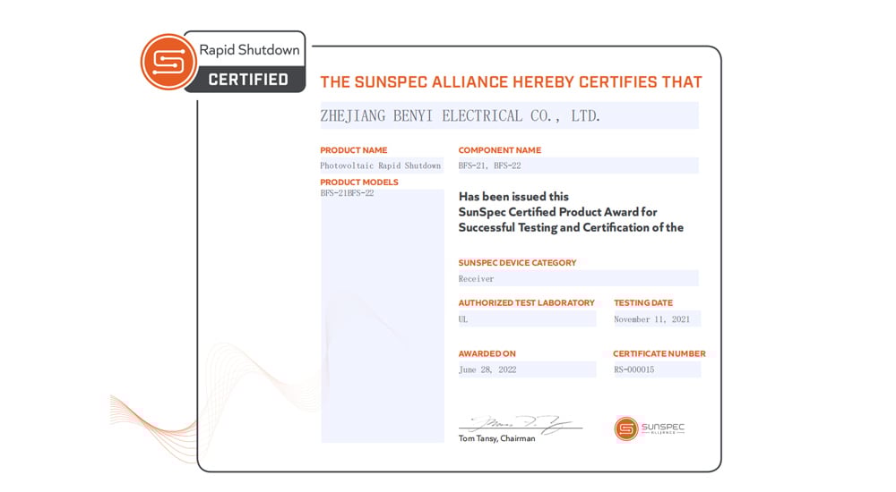 1000 sunspec certified