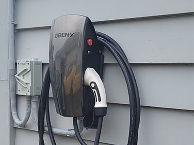 Latest BENY Home EV Charger installation in Auckland New Zealand 400300