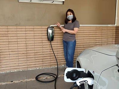 EV Chargers installation in Thailand 400