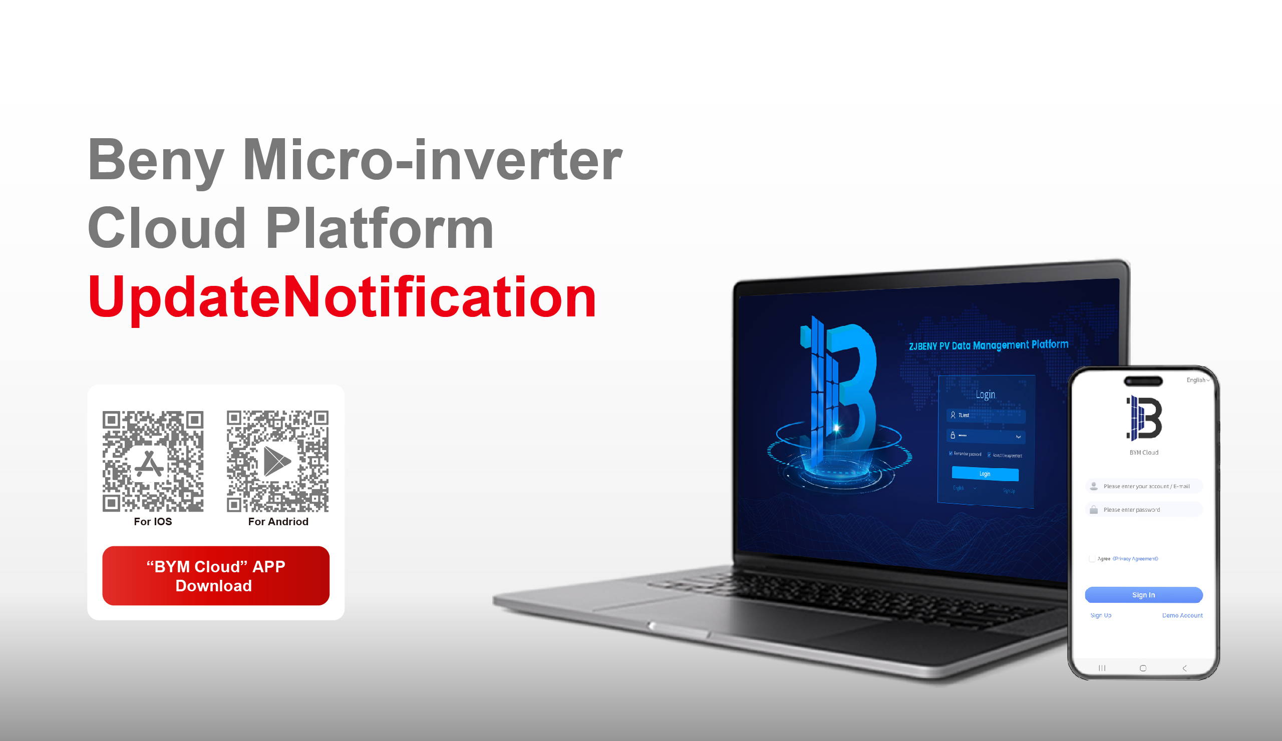 إشعار تحديث سحابة BYM