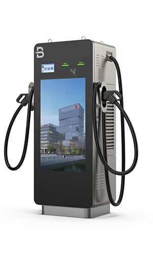 BENY Tela de 43 polegadas dc ev Carregador de 60 kW a 160 kW para clientes que desejam fazer anúncios.