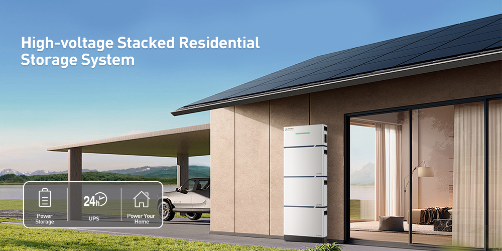 High-voltage Stacked Residential Storage System