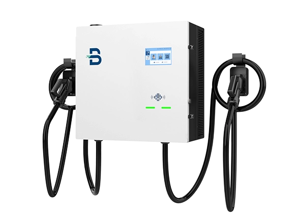 BENY 2 Guns DC EV Charger wall mounted 40kw 60kw