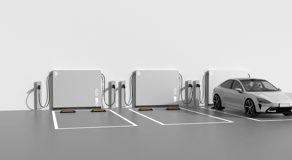 beny ultra slim commercial dc ev charging station 150kw