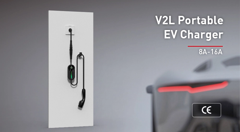 v2l portable ac ev charging station 3 7kw3