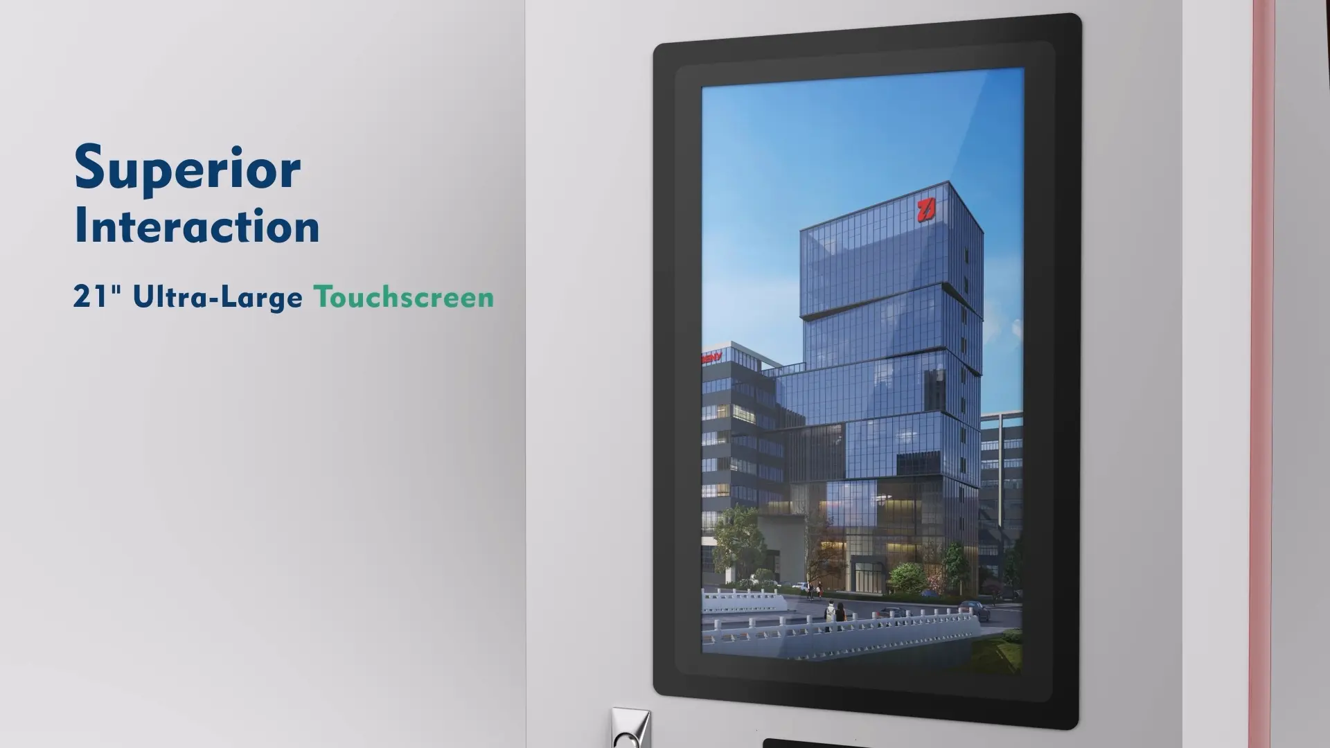 21inch screen of BENY 2 Guns Starlink DC Electric car charging station 80kw to 240kw
