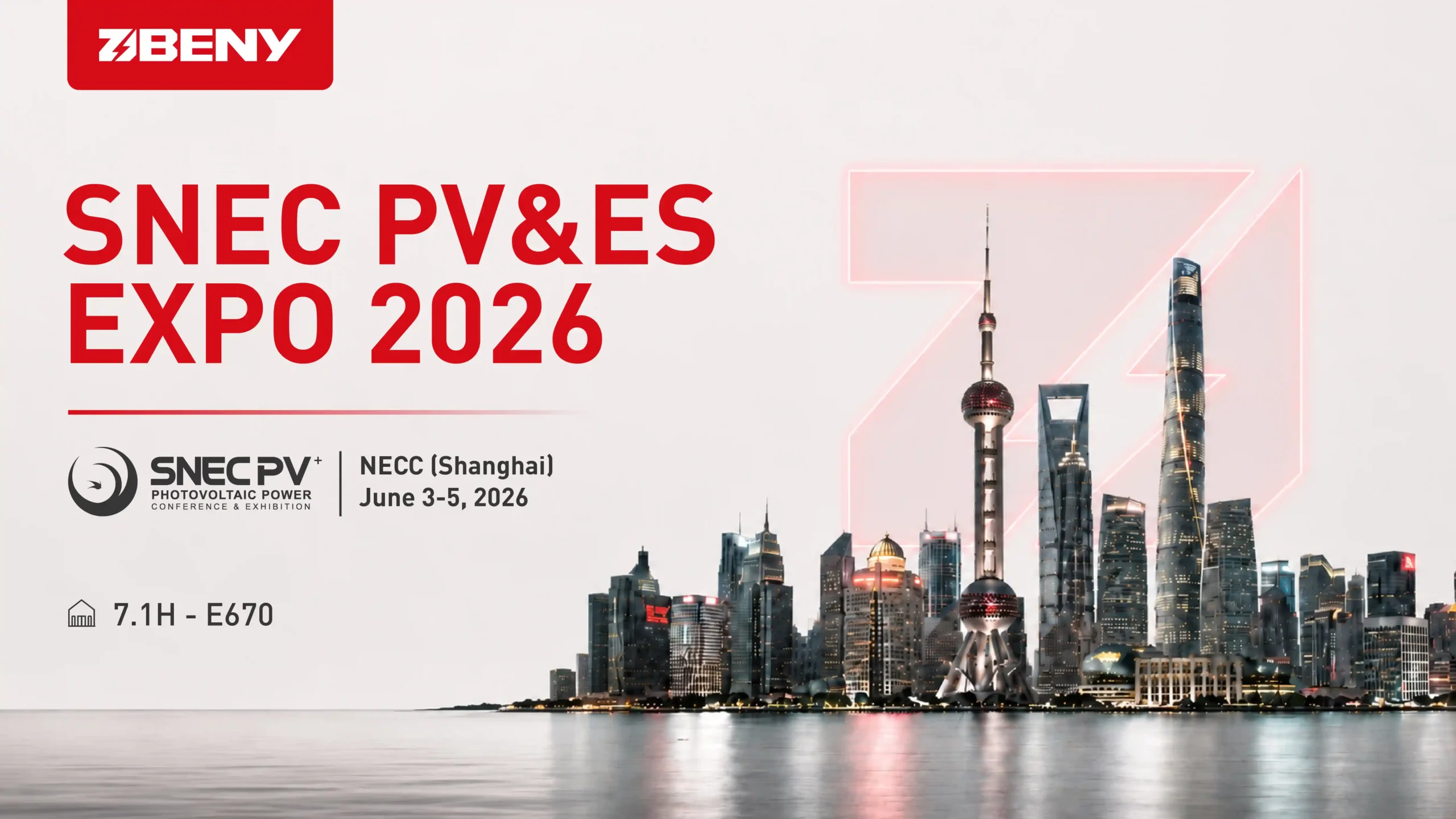 BENY SNEC PV POWER EXPO 2026