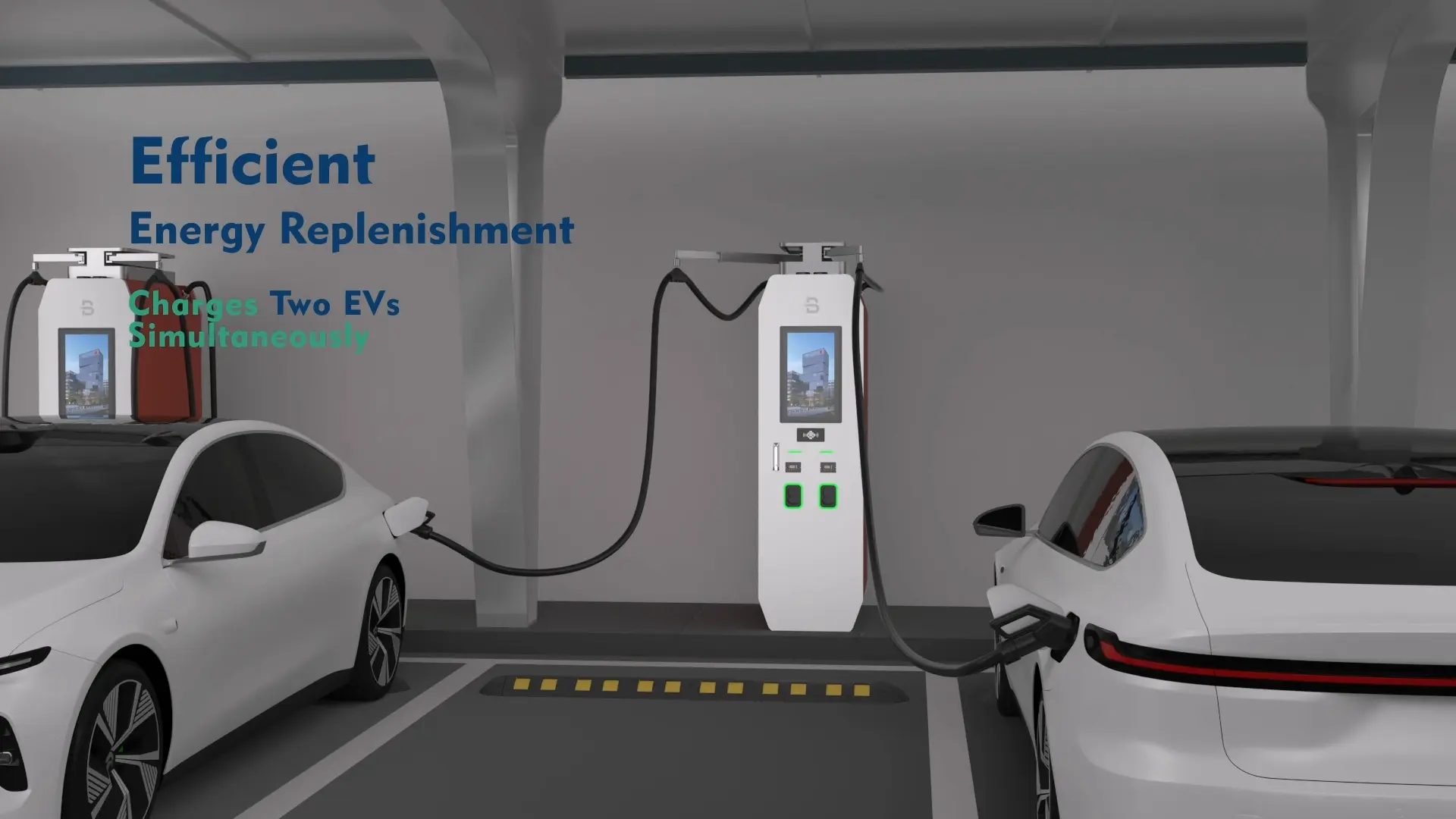 BENY 2 Guns Starlink DC Electric vehicle charger 80kw to 240kw