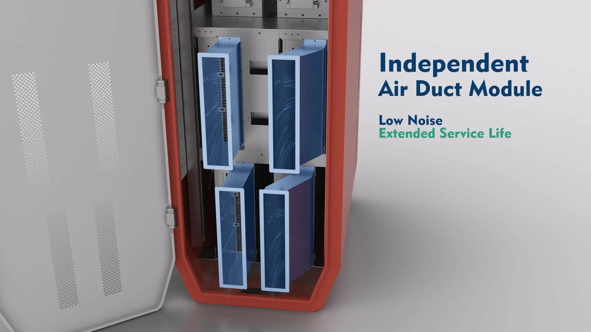 Independent Air Duct Technology of BENY 2 Guns Starlink DC Electric car charger 80kw to 240kw