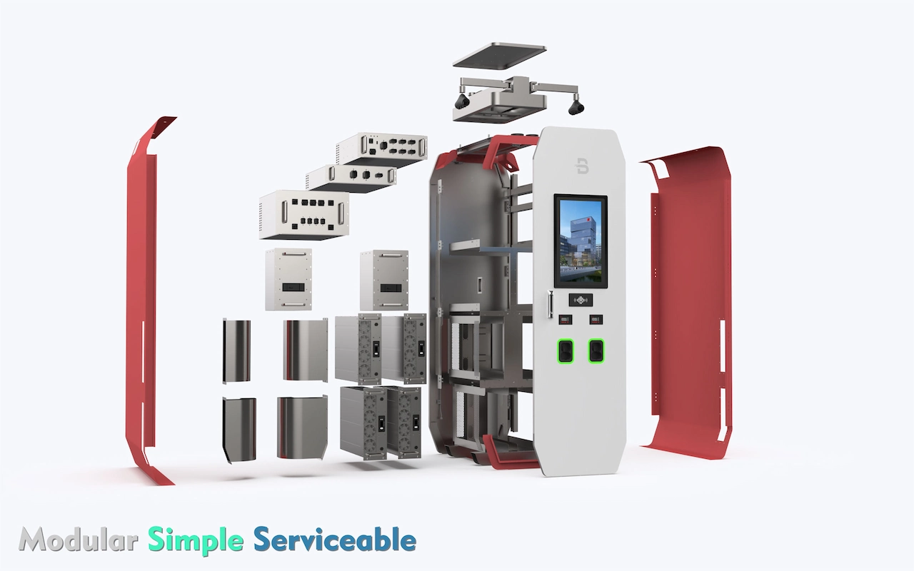 Modular Design of evb starlink dc ev charger