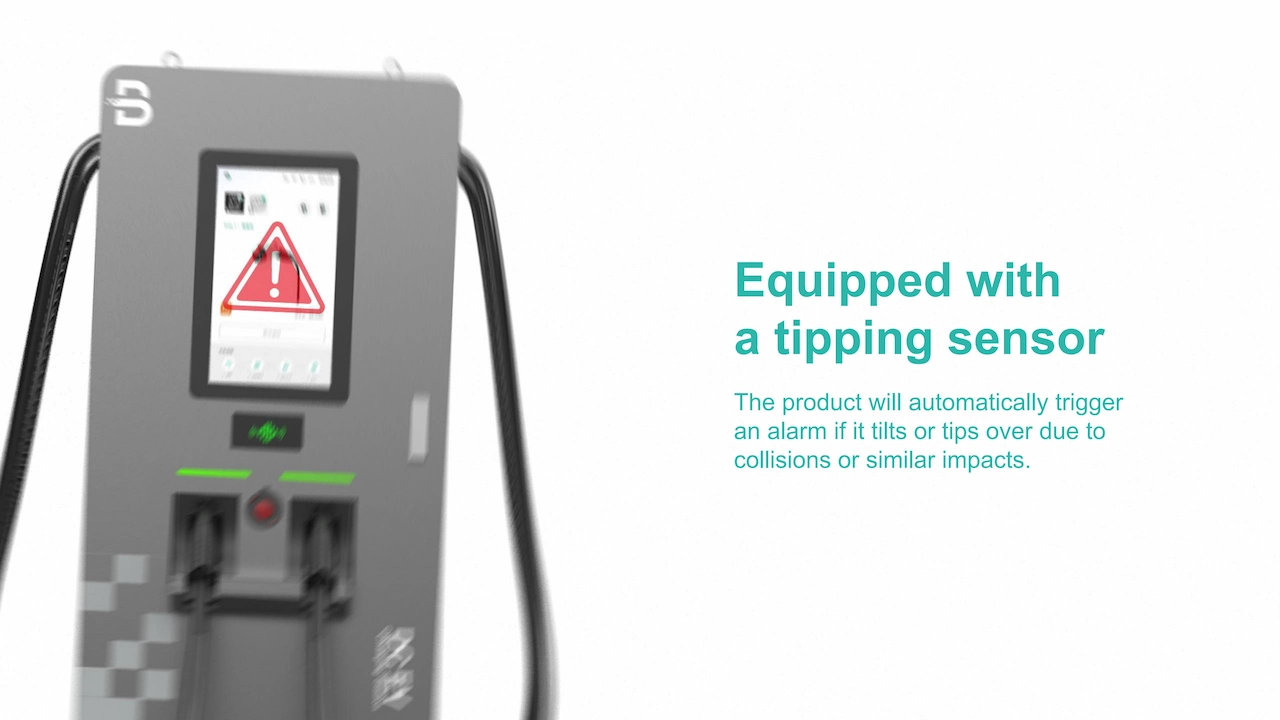 tipping sensor of BENY DC EV Charger 4 Guns