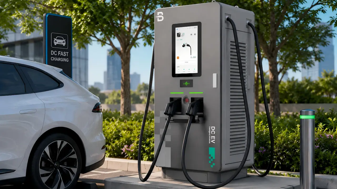 Triple Gun DC Charging Design for Maximum Operational Efficiency