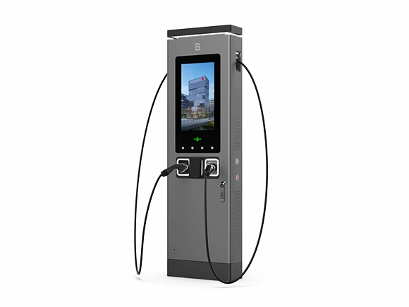 beny Gulvmonteret aircondition ev Ladestation 2X 22kw med 21 tommer touchskærm