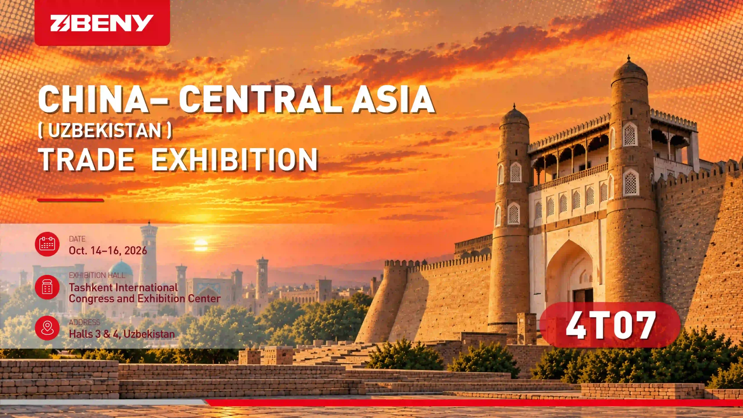 BENY China Central Asia Uzbekistan Trade Exhibition 2026